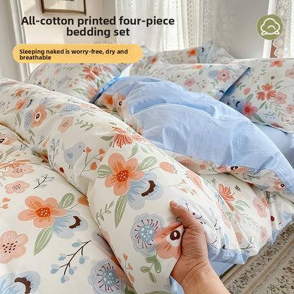Cotton bed set
