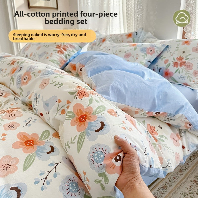 Cotton bed set