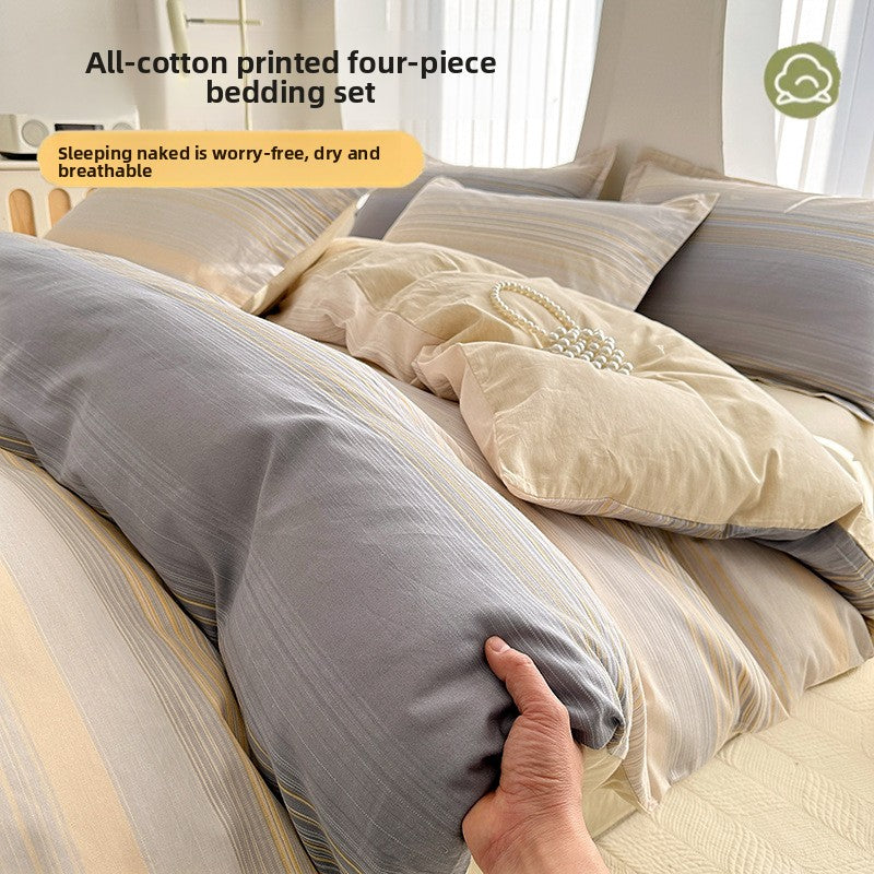 Cotton bed set