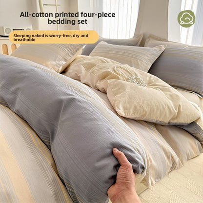 Cotton bed set