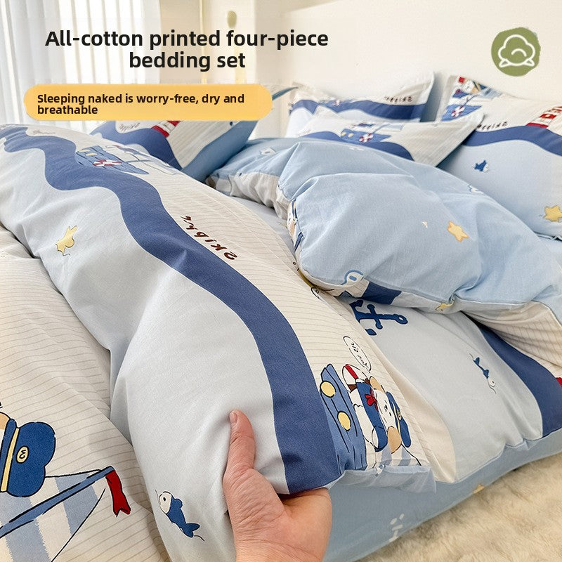 Cotton bed set