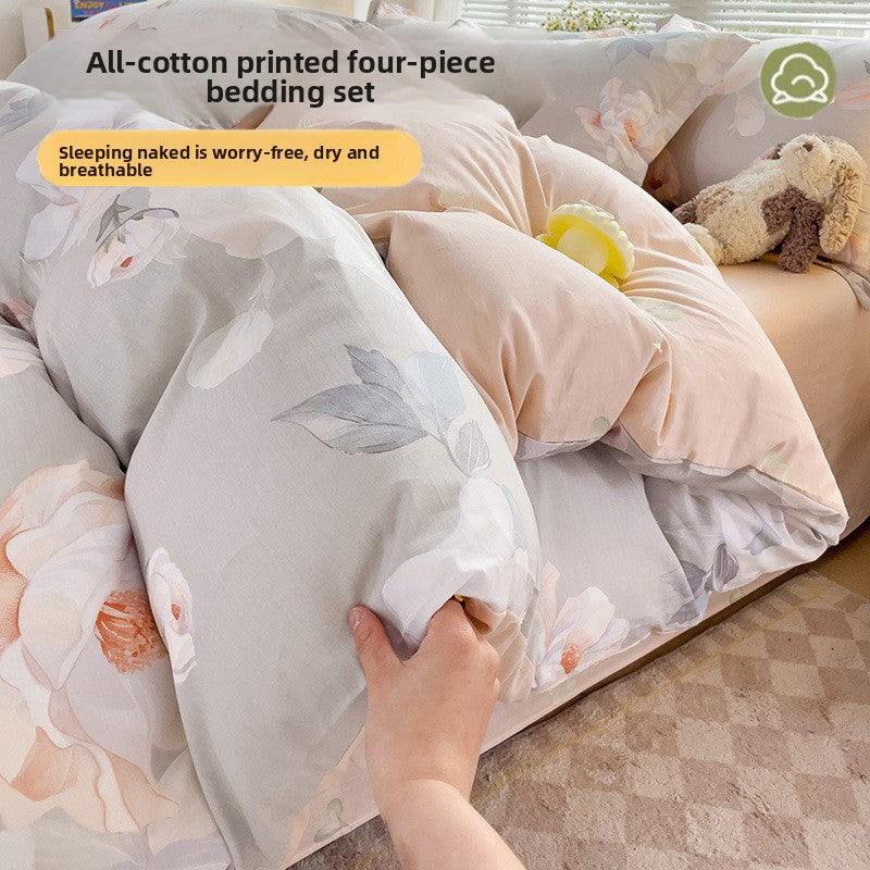 Cotton bed set