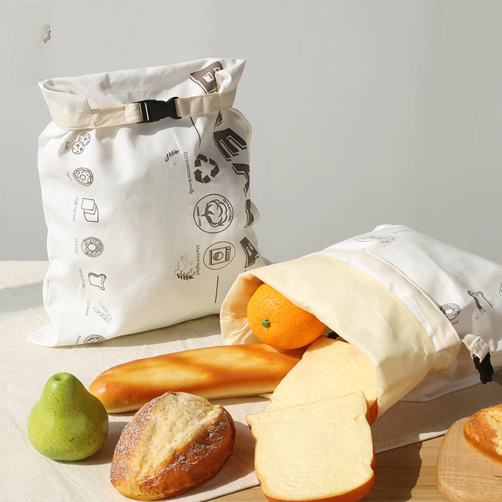 Cotton Beeswax Bread Bag