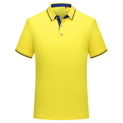 Cotton Blend Polo Shirt with Embroidery