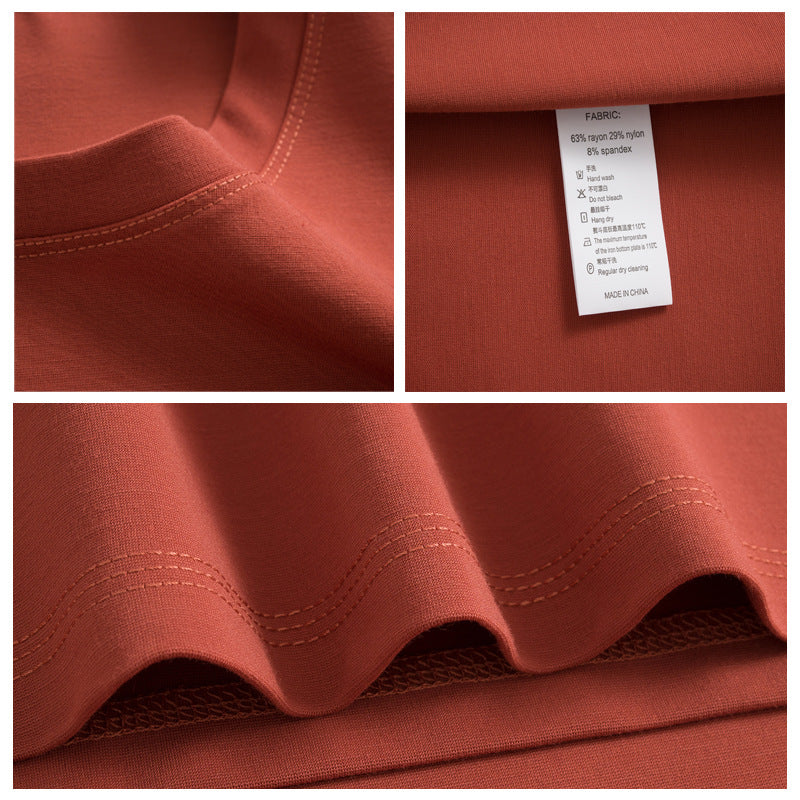 Cotton Blend Short Sleeve T-Shirt