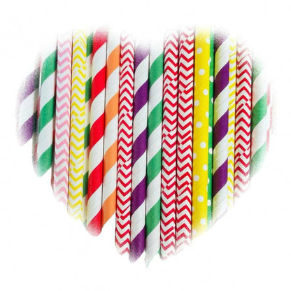 Cotton candy wrapper stick