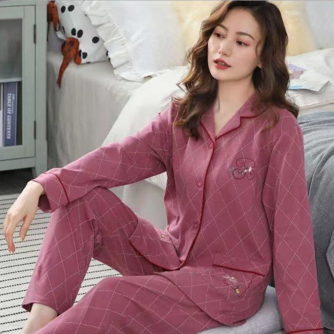 Cotton Cardigan Long Sleeve Sweet Cardigan Outer Wear Home Clothes