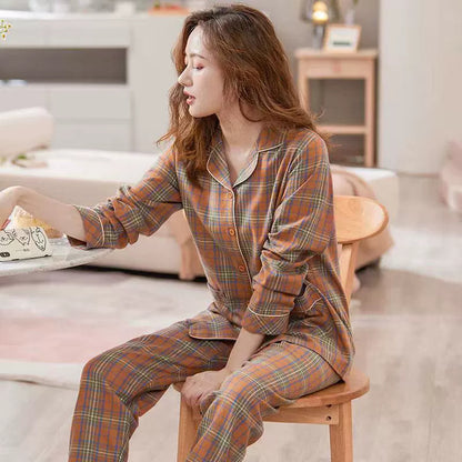 Cotton Cardigan Long Sleeve Sweet Cardigan Outer Wear Home Clothes