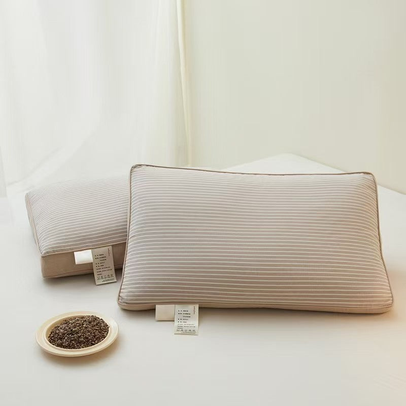 Cotton Covered Buckwheat Support Pillow