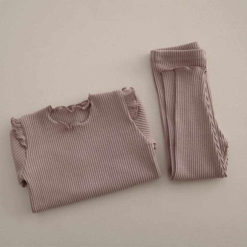 Cotton cratted soft pajamas and pajama pants set