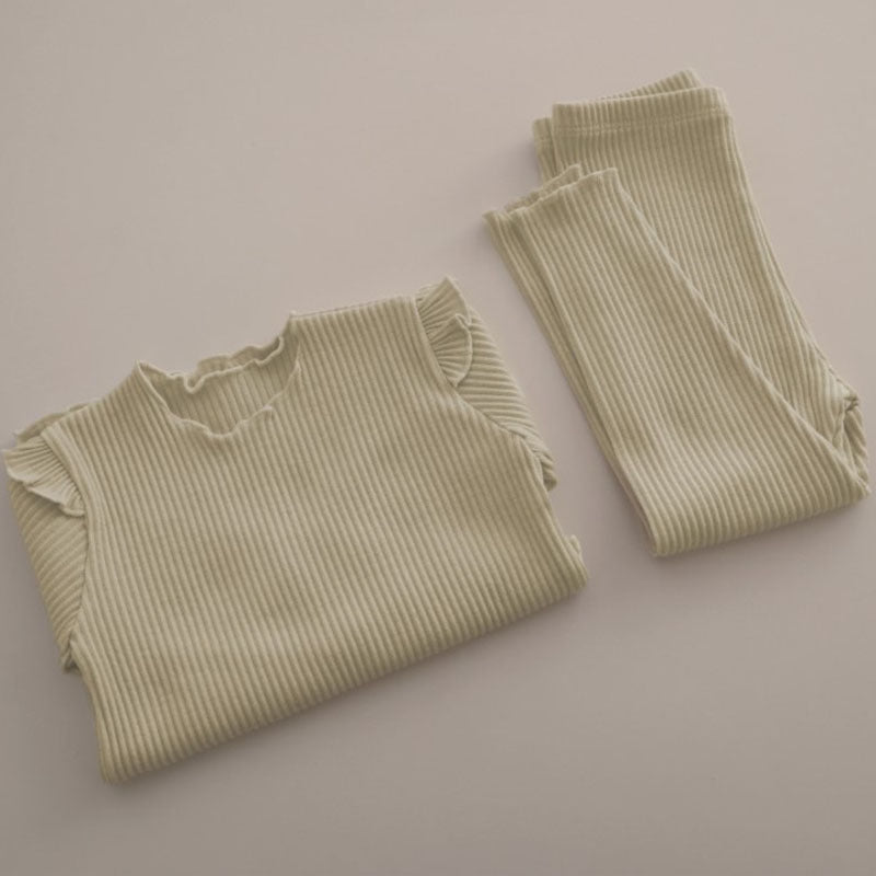 Cotton cratted soft pajamas and pajama pants set