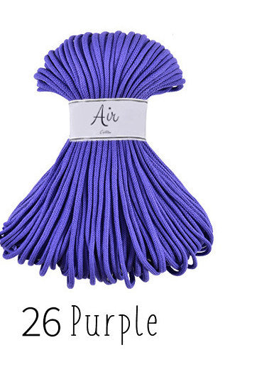 Cotton crochet cord