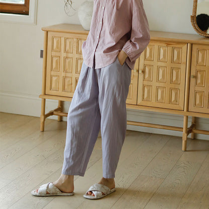 Cotton Double Layer Gauze Pajama Set