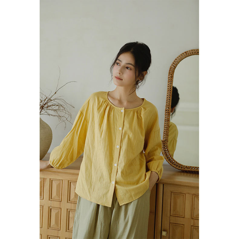 Cotton Double Layer Gauze Pajama Set