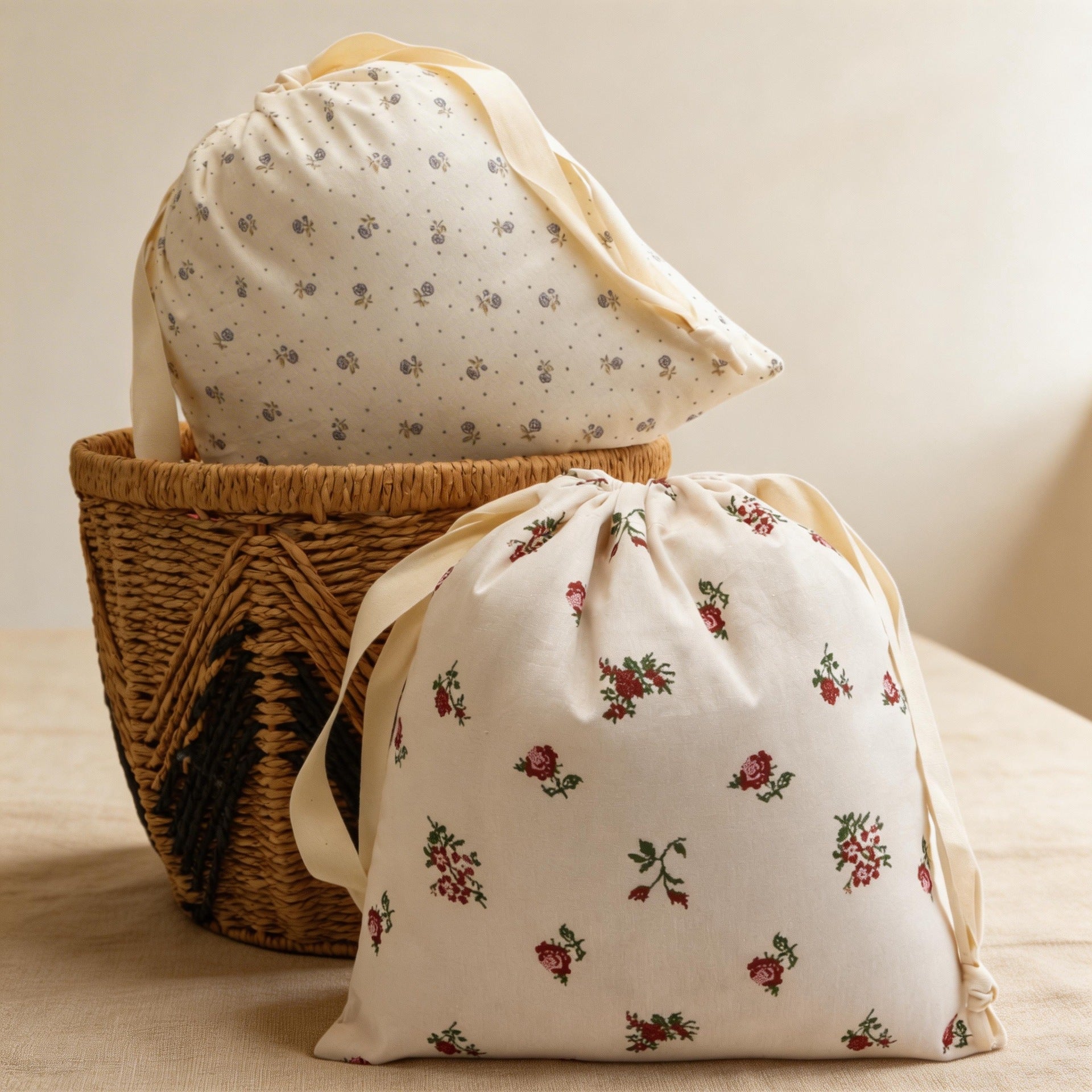 Cotton Drawstring Storage Bag