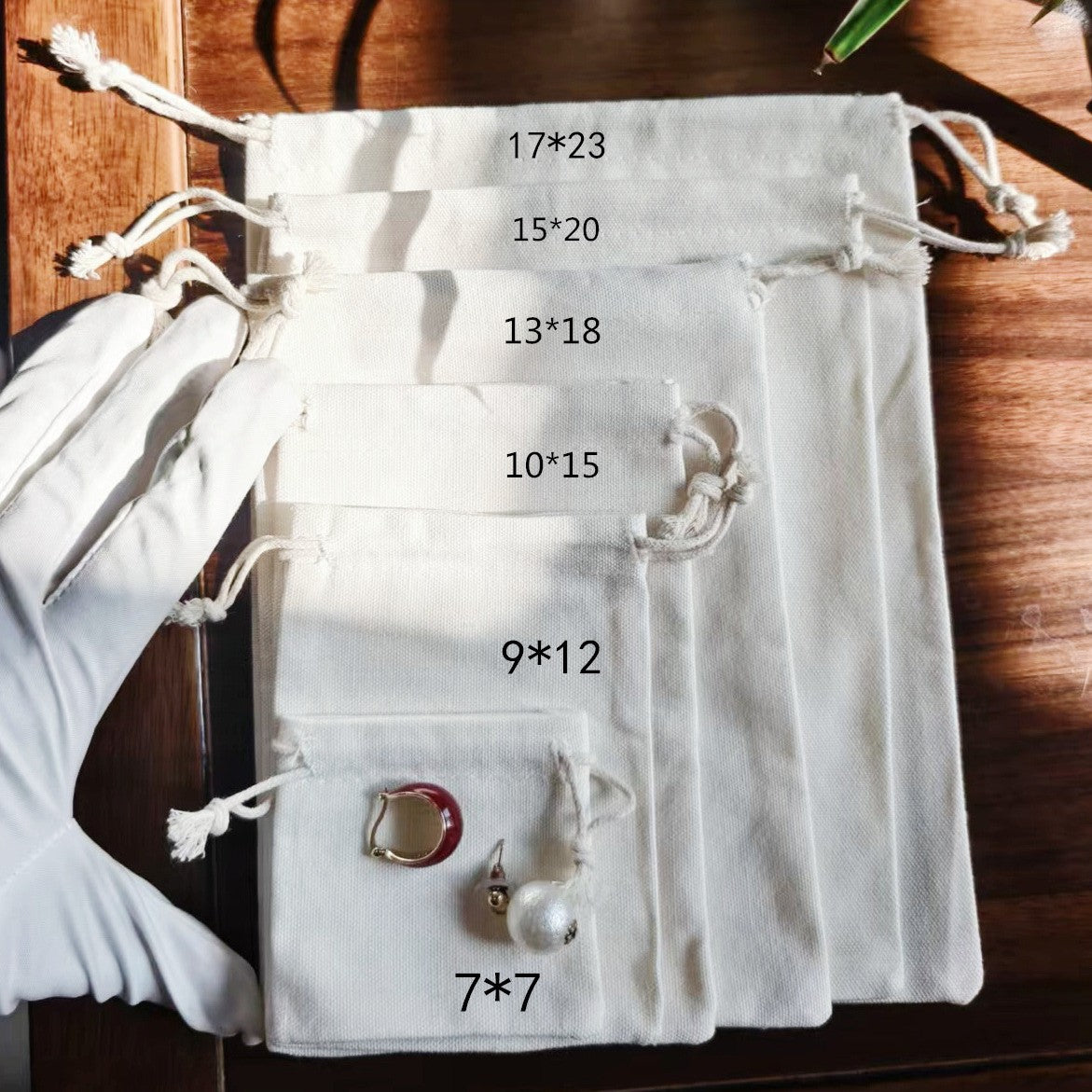 Cotton Drawstring Storage Bag