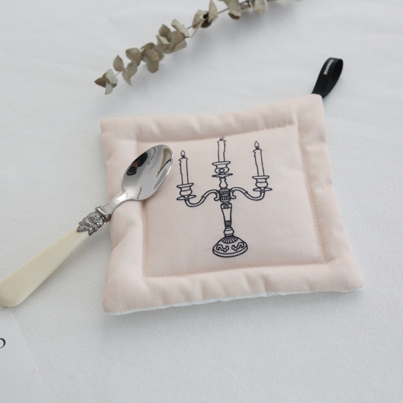 Cotton fabric heat insulation pad