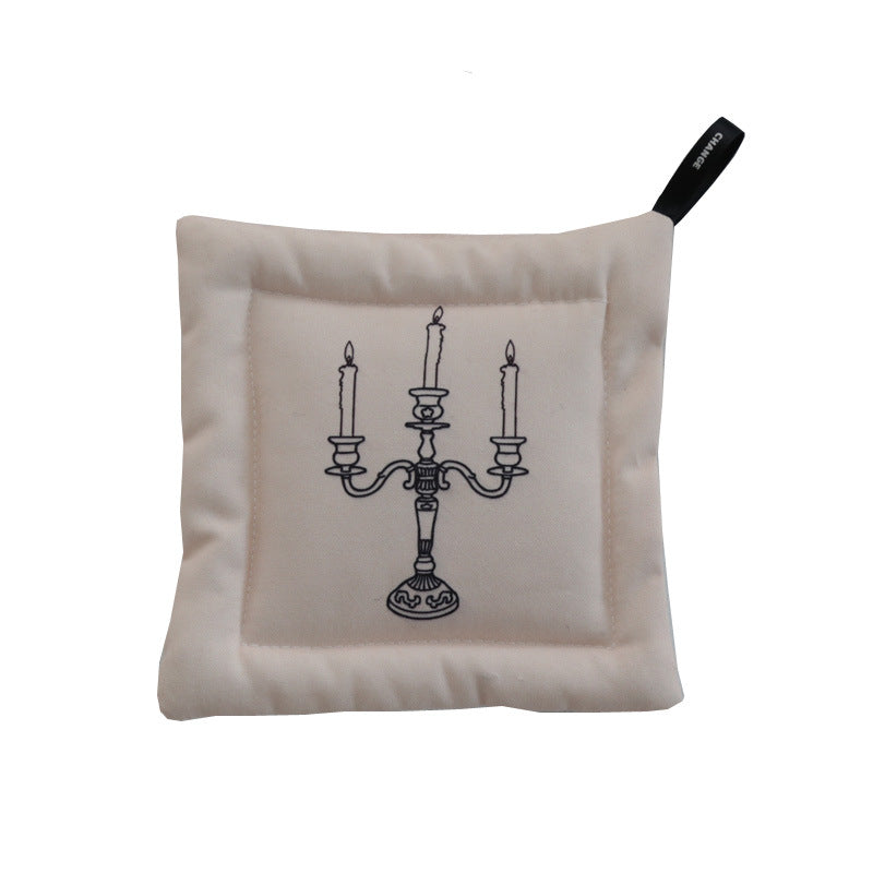 Cotton fabric heat insulation pad