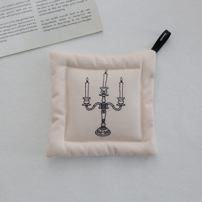 Cotton fabric heat insulation pad