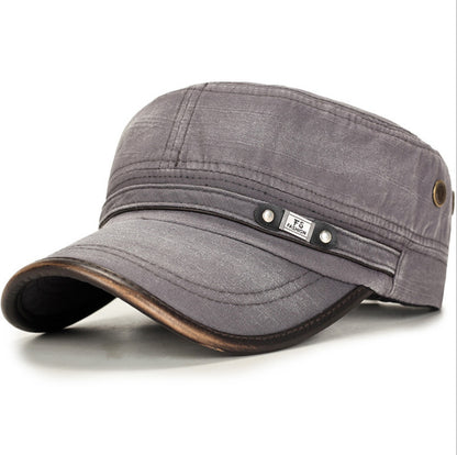 cotton flat cap