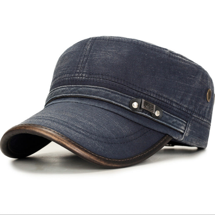 cotton flat cap