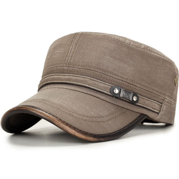 cotton flat cap