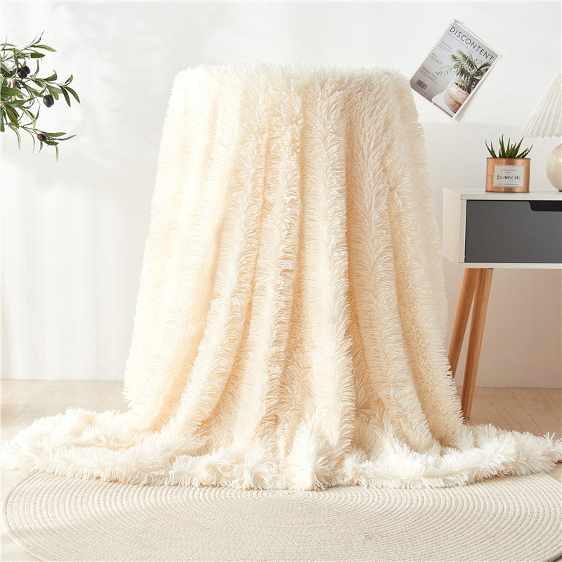 Cotton fleece double-layer blanket