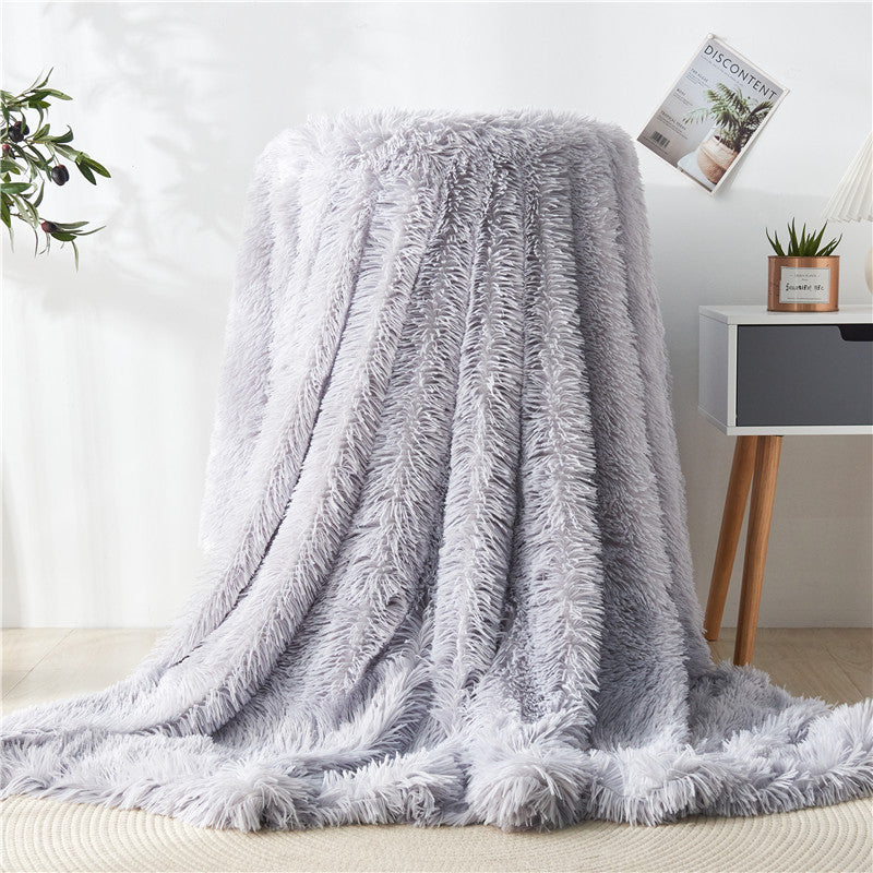 Cotton fleece double-layer blanket