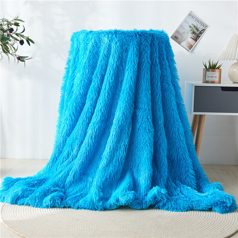Cotton fleece double-layer blanket