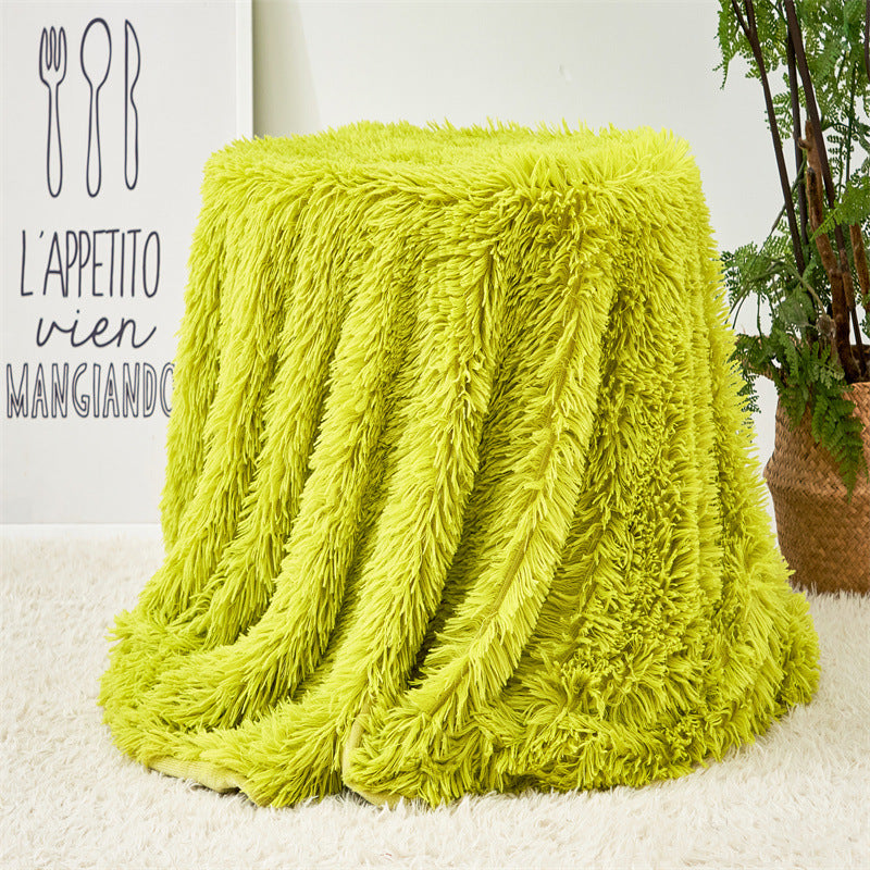Cotton fleece double-layer blanket