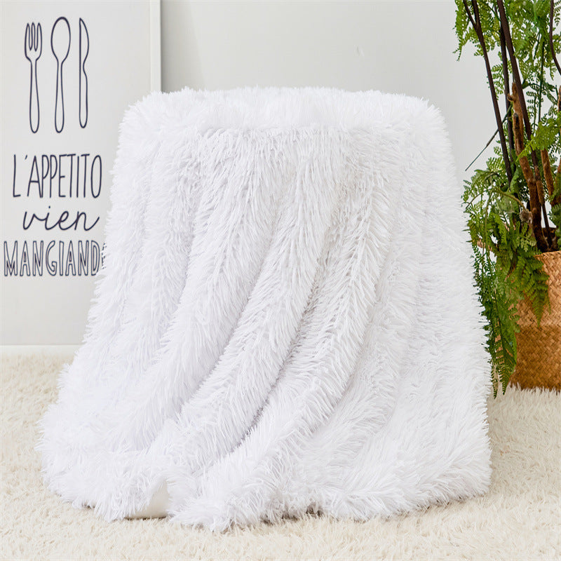 Cotton fleece double-layer blanket
