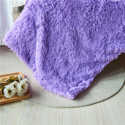 Cotton fleece double-layer blanket