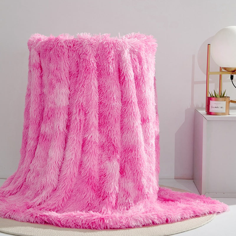 Cotton fleece double-layer blanket