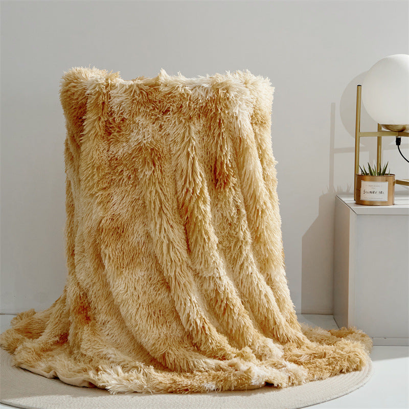 Cotton fleece double-layer blanket