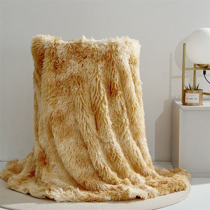 Cotton fleece double-layer blanket