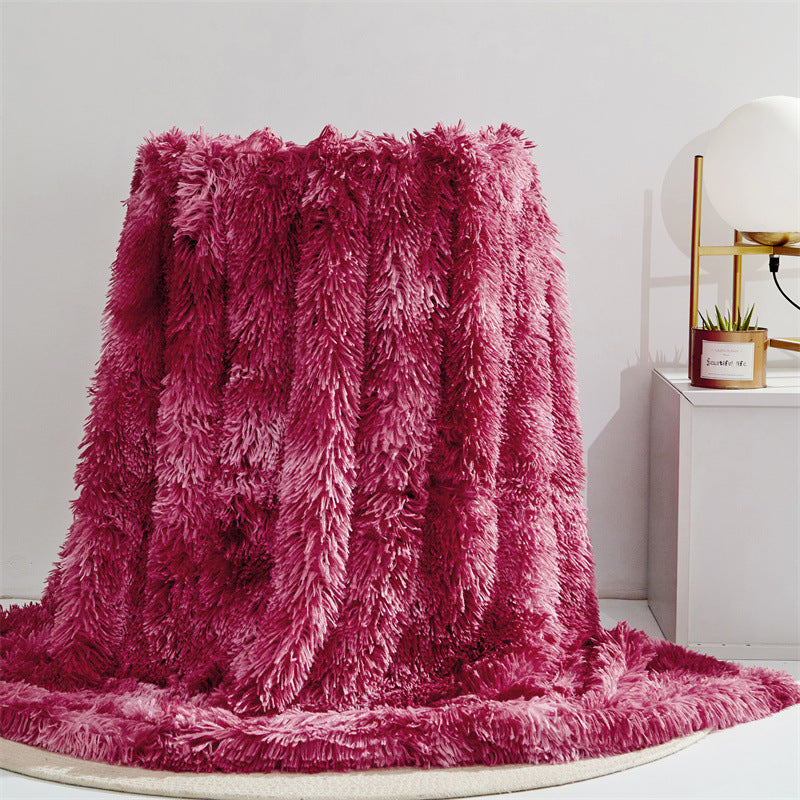 Cotton fleece double-layer blanket