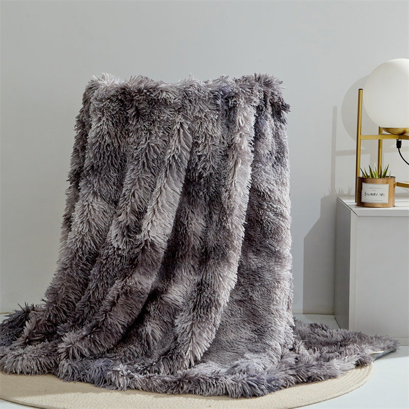 Cotton fleece double-layer blanket