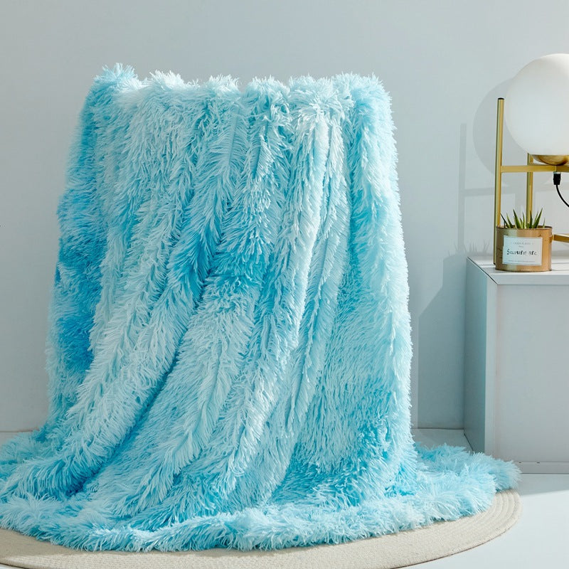 Cotton fleece double-layer blanket