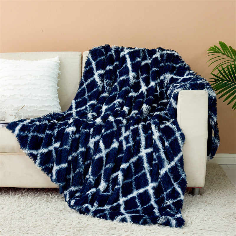 Cotton fleece double-layer blanket