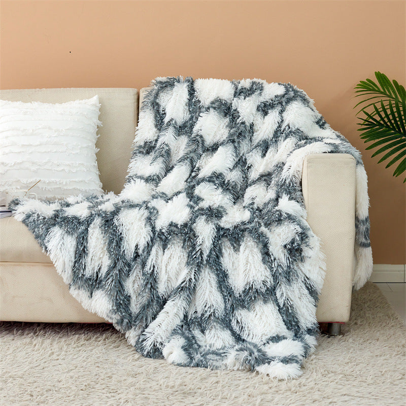 Cotton fleece double-layer blanket