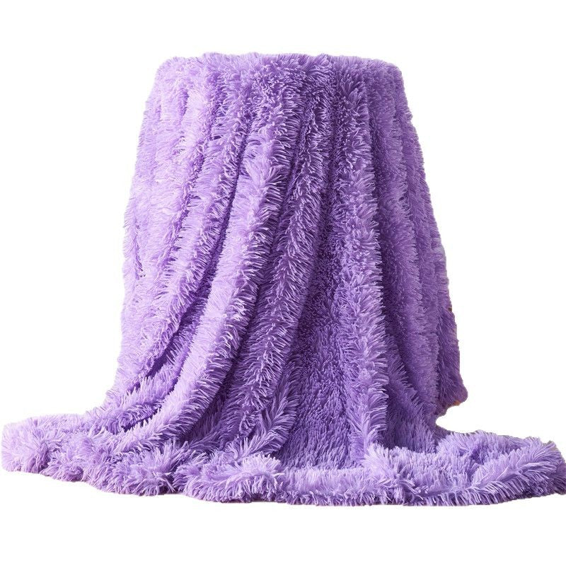 Cotton fleece double-layer blanket