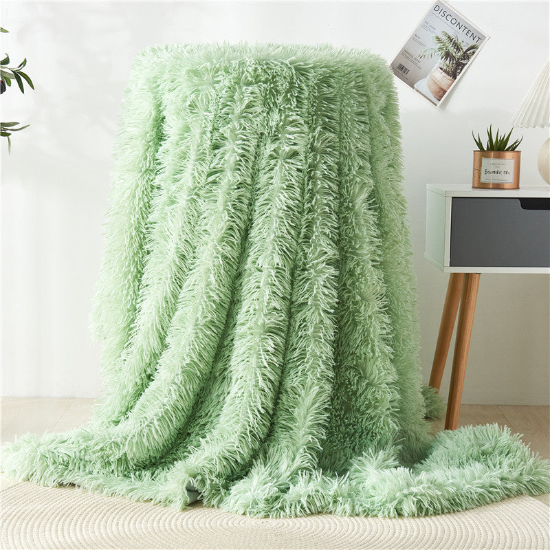 Cotton fleece double-layer blanket