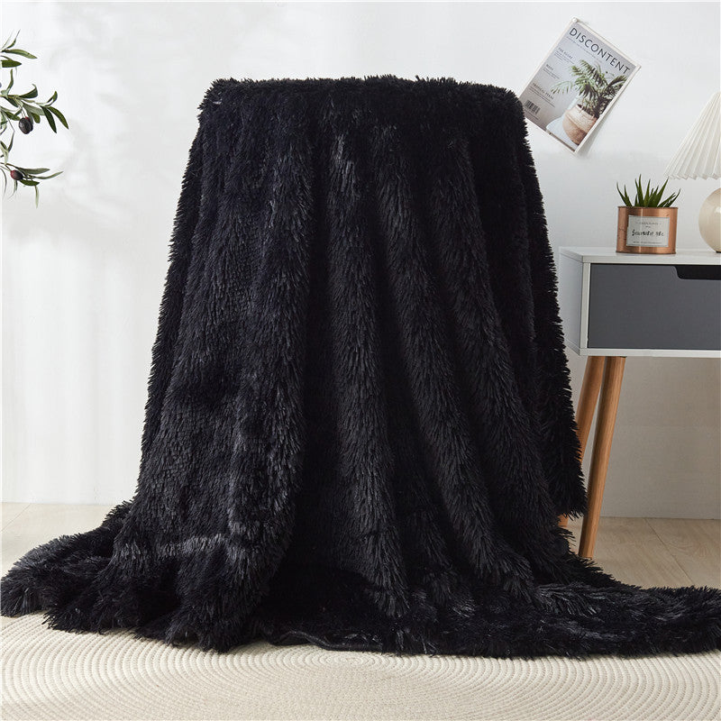 Cotton fleece double-layer blanket