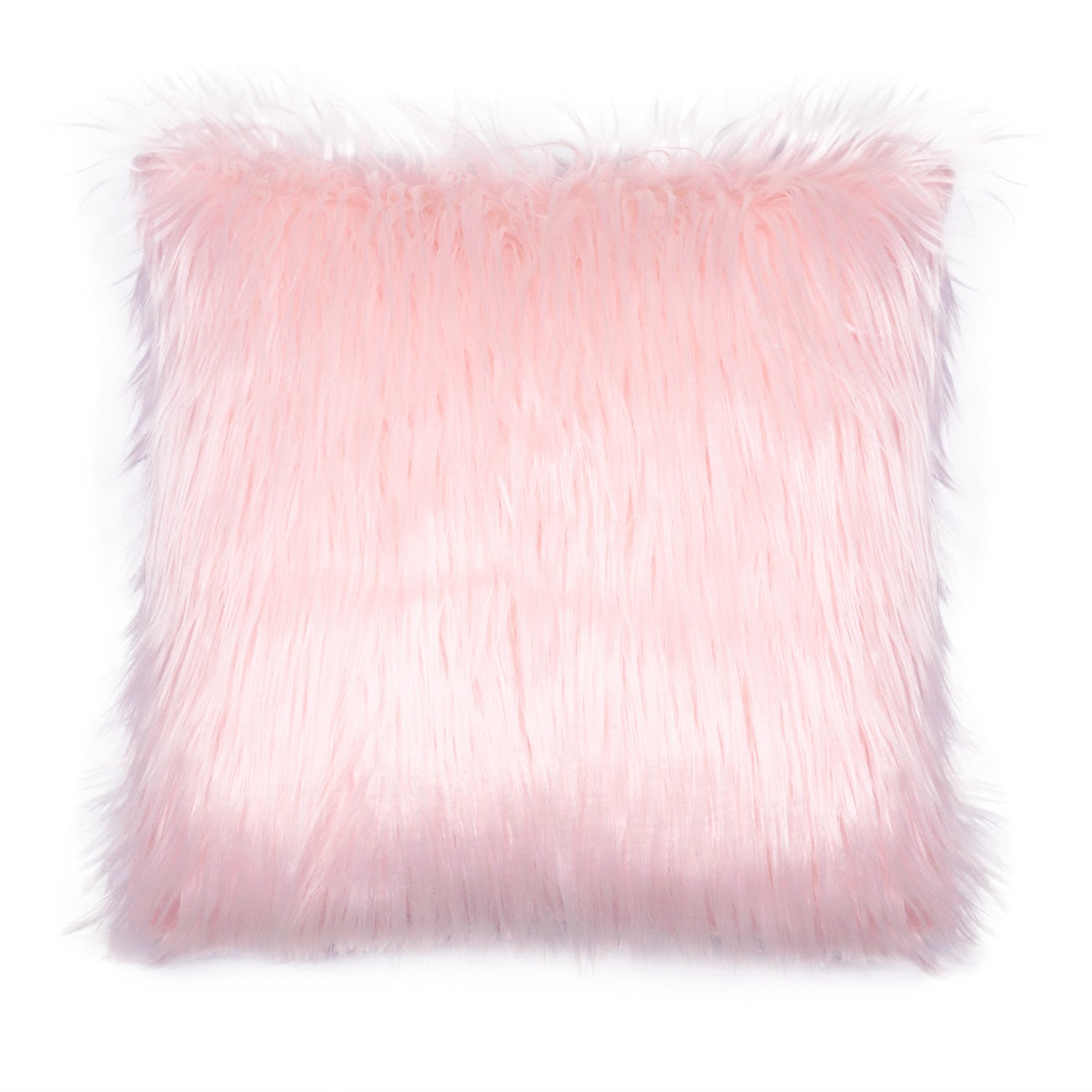 Cotton fleece throw pillowcase