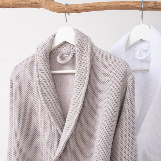 Cotton Honeycomb Waffle Bathrobe