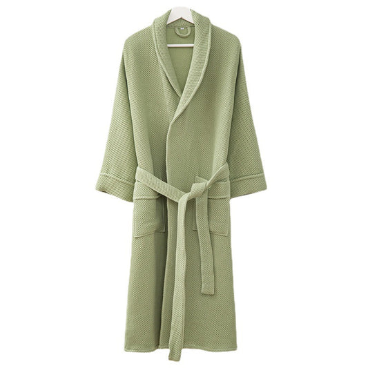 Cotton Honeycomb Waffle Bathrobe