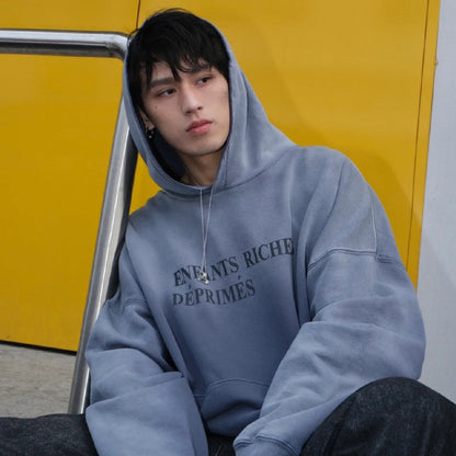 Cotton hooded sweatshirt