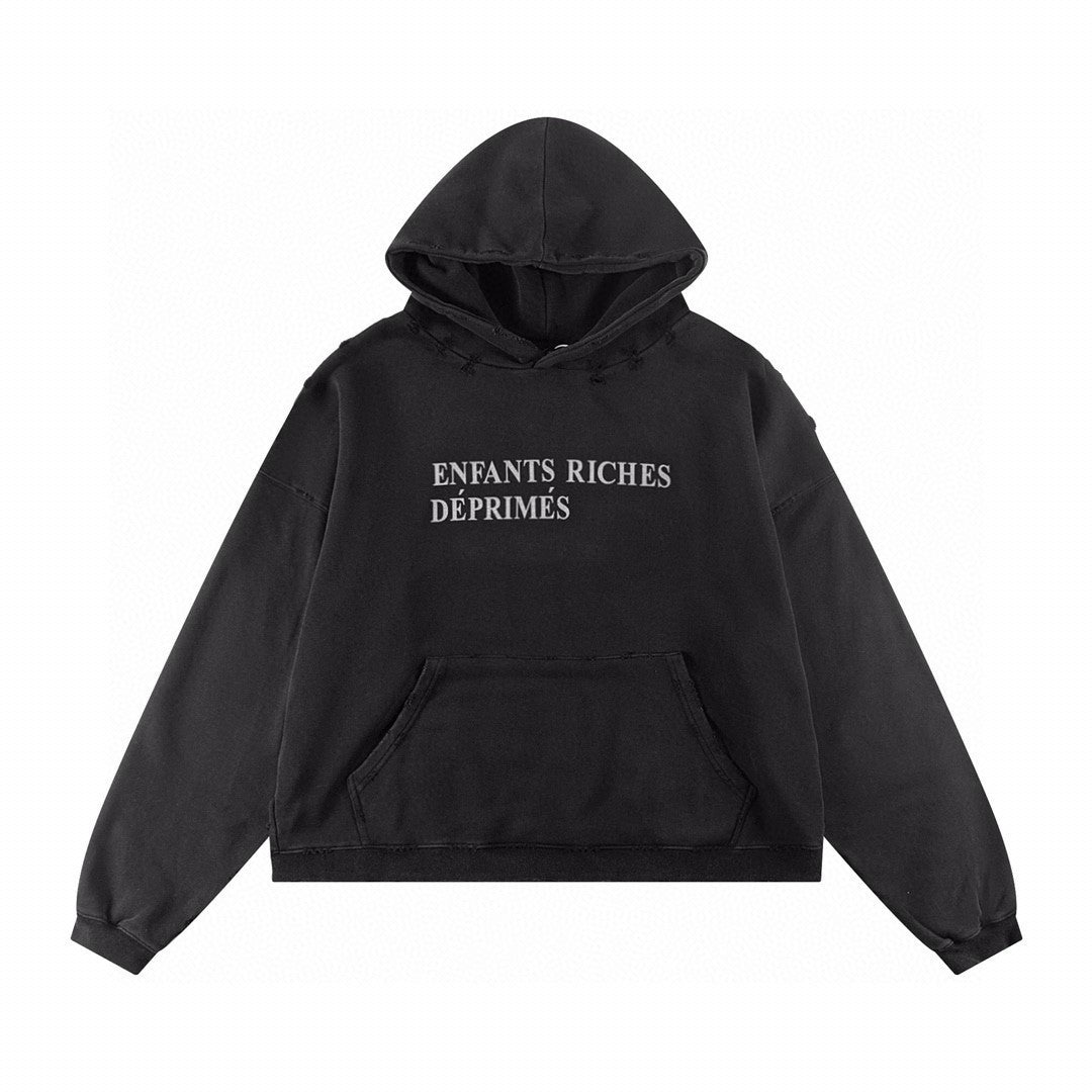 Cotton hooded sweatshirt
