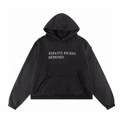 Cotton hooded sweatshirt