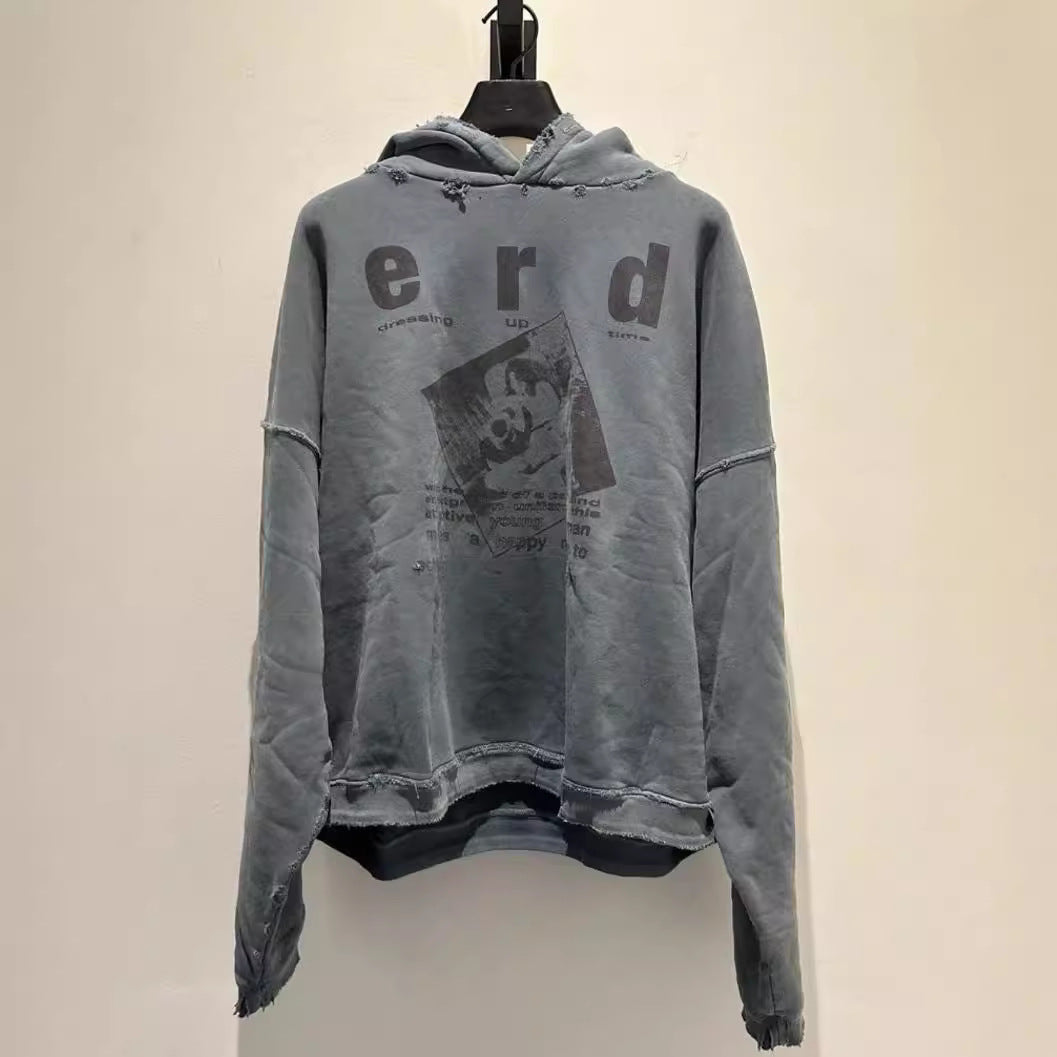 Cotton Hooded Sweatshirt